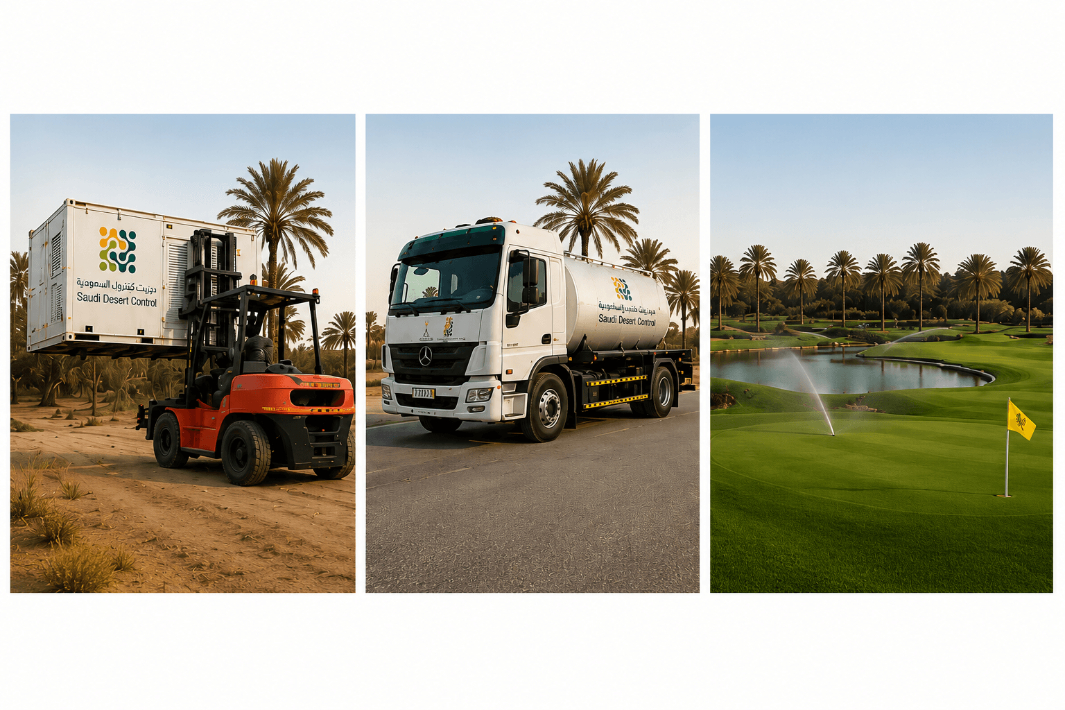 LNC deployment across forklift handling, transport, and turf irrigation